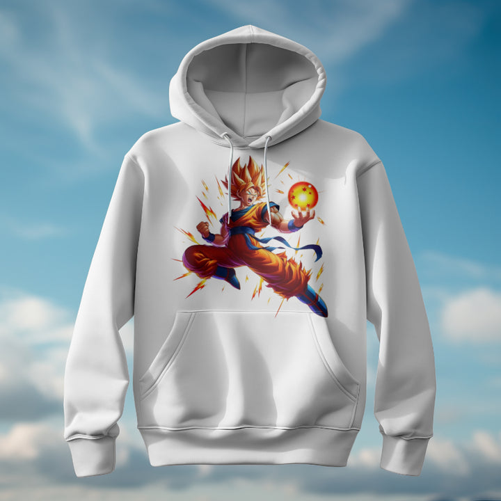 Dragon Ball Z Print Hoodie