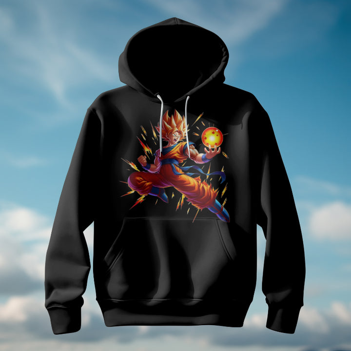 Dragon Ball Z Print Hoodie