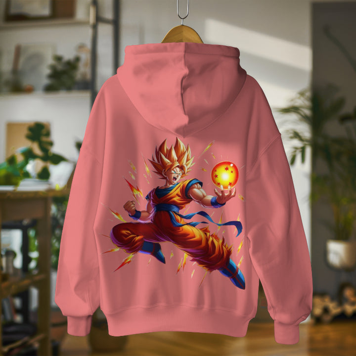 Dragon Ball Z Print Hoodie - Back Edition