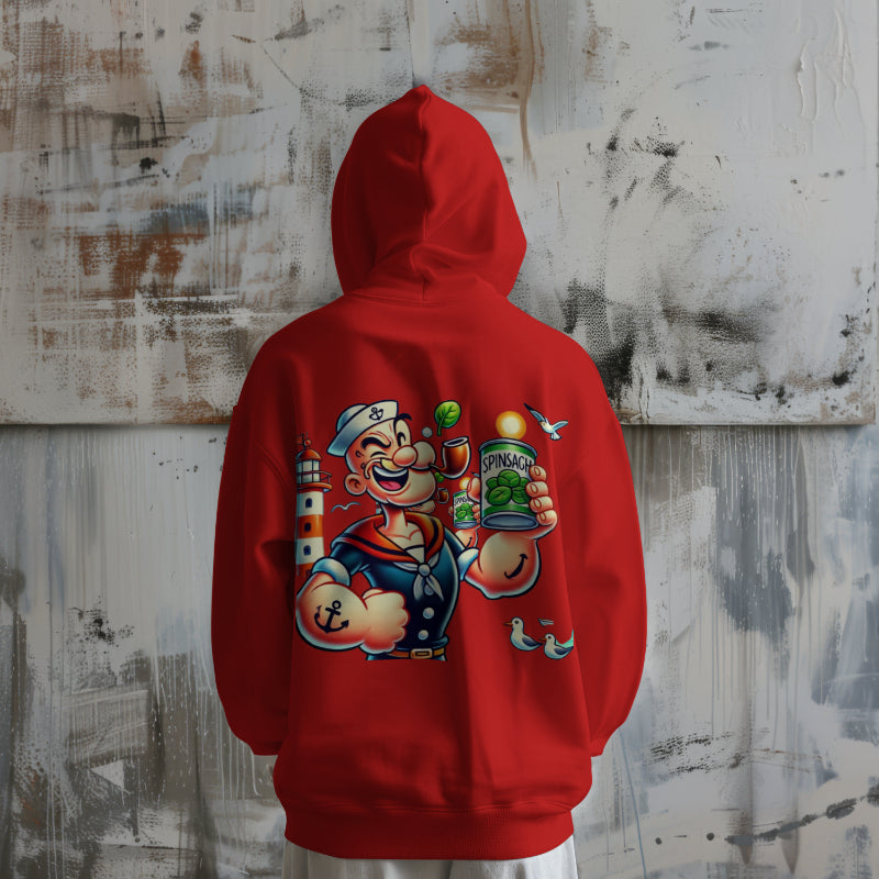 Popeye Power Hoodie - Back Edition