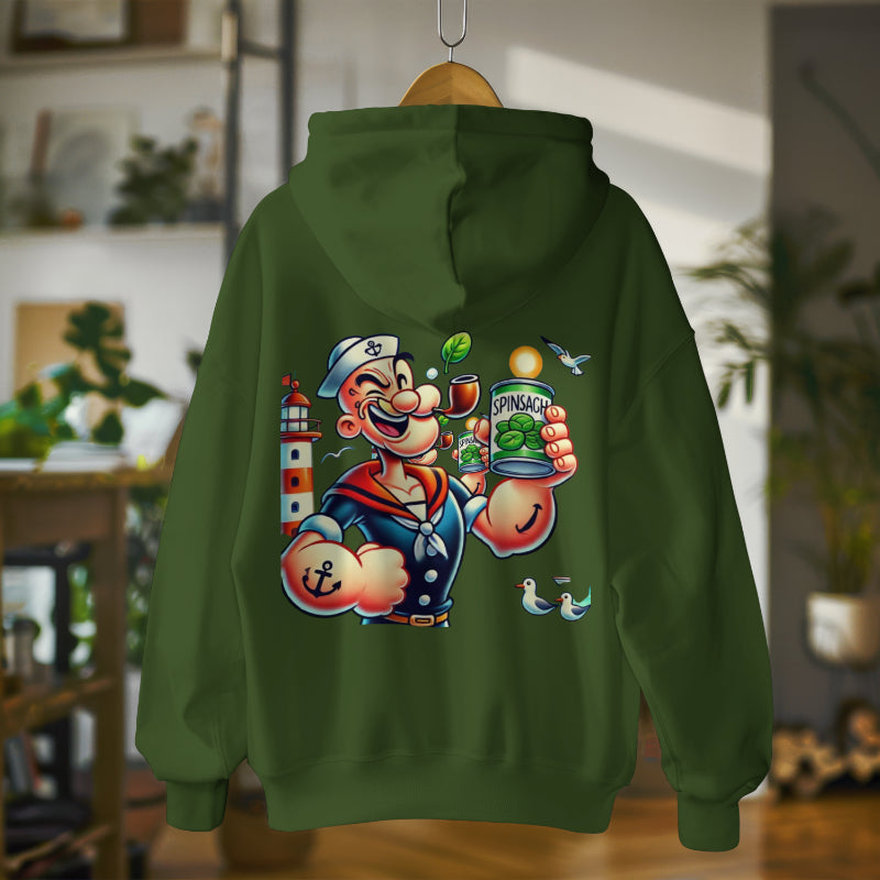 Popeye Power Hoodie - Back Edition