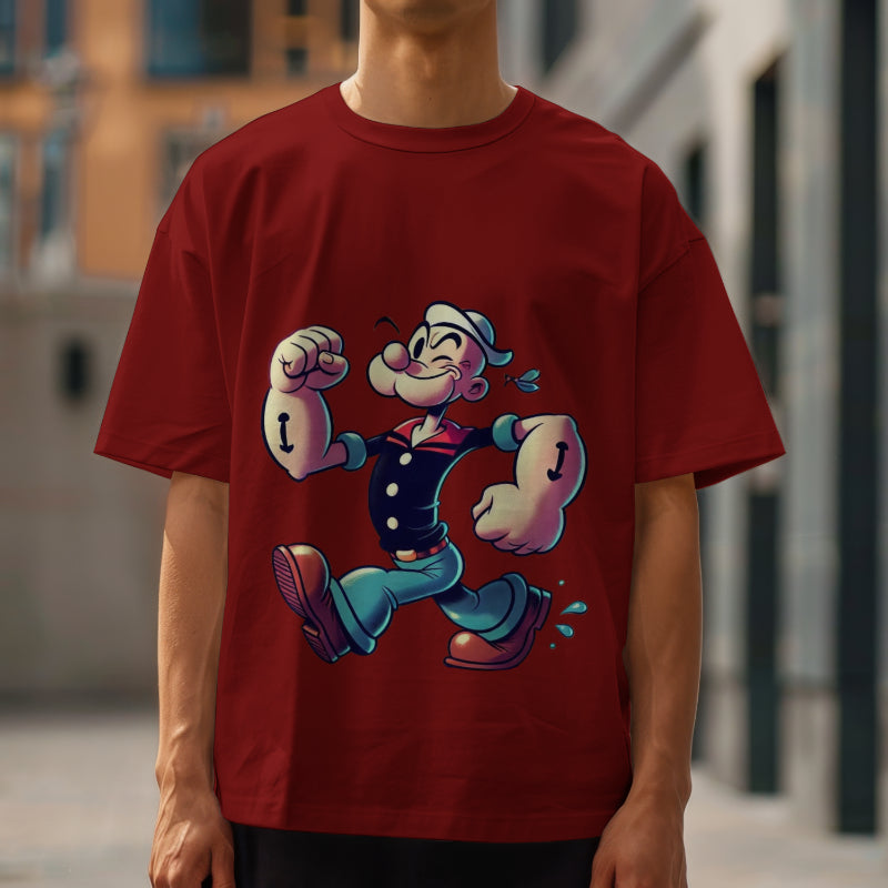 Popeye Power – Premium Oversized Tee
