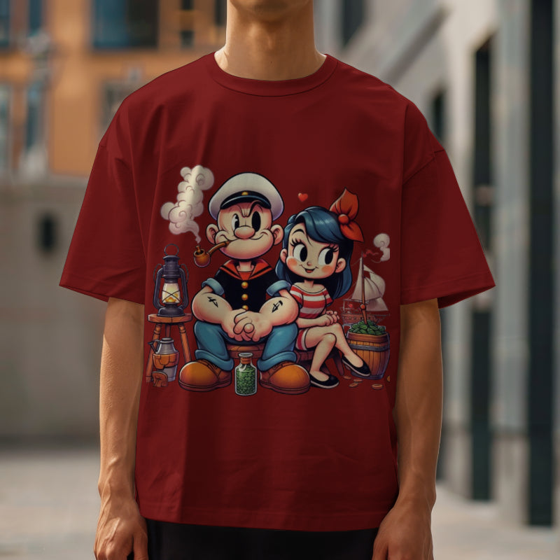 Popeye & Olive Graphic Tee