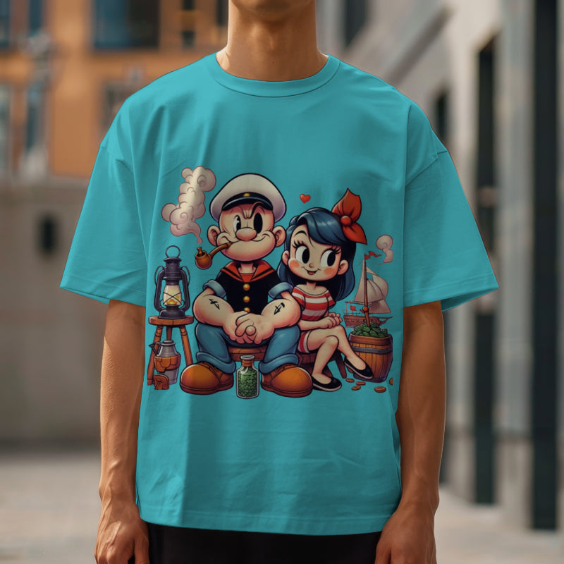 Popeye & Olive Graphic Tee